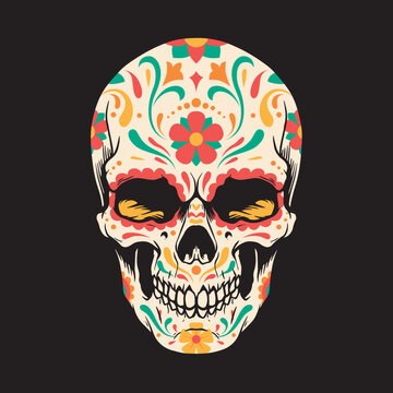 Dia De Los Muertos Sugar skull