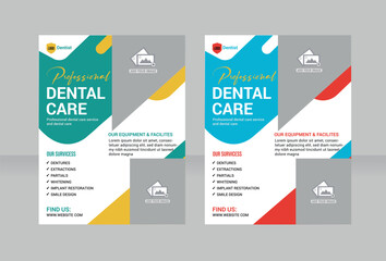 Dental Care Flyer Template 