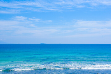 Fototapeta premium 青い空青い海