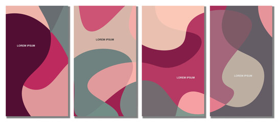 Abstract wavy set background.