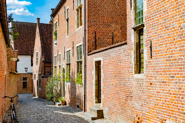 Historical architecture of Great Beguinage of Leuven, Belgium