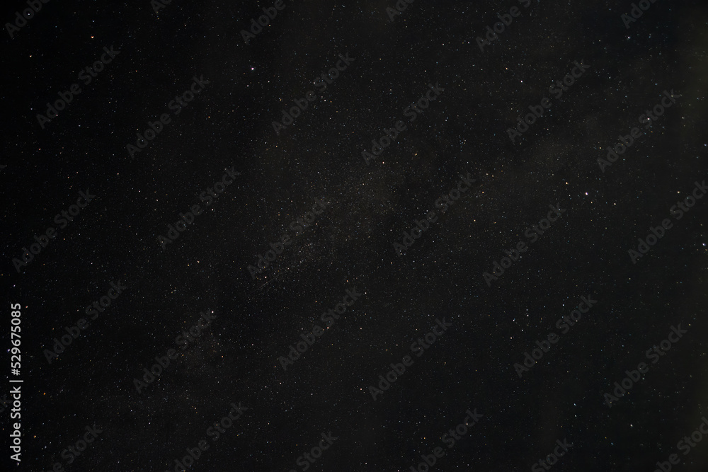 Wall mural night sky with many stars background