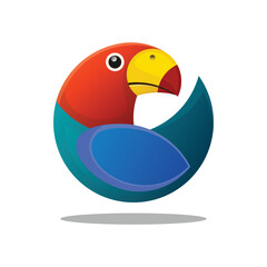 bird colorfull vector golden ratio