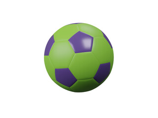 Obraz premium Soccer ball isolated. 3D rendering