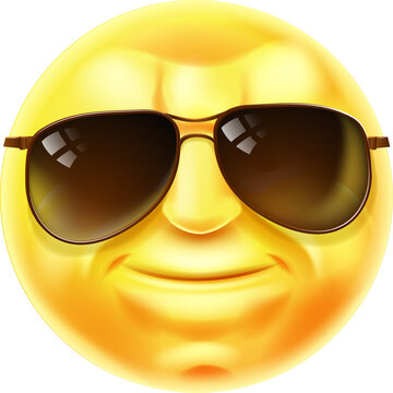 Sunglasses Cool Emoji Emoticon