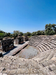 Fototapeta na wymiar ancient roman amphitheatre