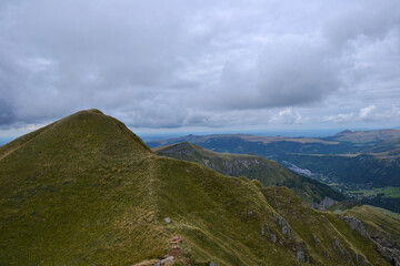 Clouds over Sancy mountain
