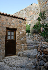 Fototapeta na wymiar Door in Monemvasia, Greece