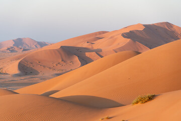 Fototapeta na wymiar Sand dunes in desert country