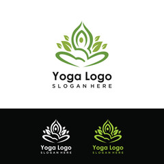 Vector yoga/spa icons and graphic design 