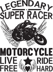 legend ary super racer motorcycle live ride free hard