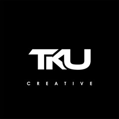TKU Letter Initial Logo Design Template Vector Illustration