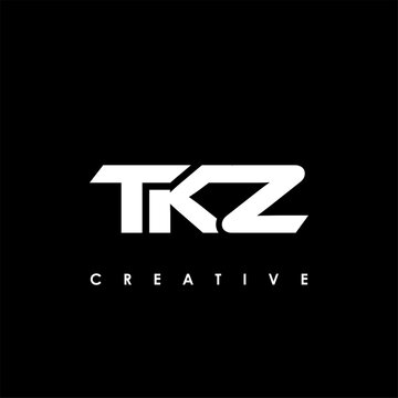 TKZ Letter Initial Logo Design Template Vector Illustration