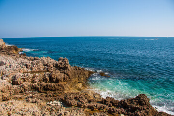 Fototapeta na wymiar Coast, Cap of Antibes