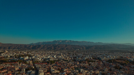 view of the mountains