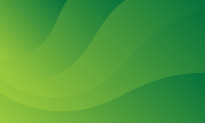 Green wave minimal background. vector design for landing page, banner concept