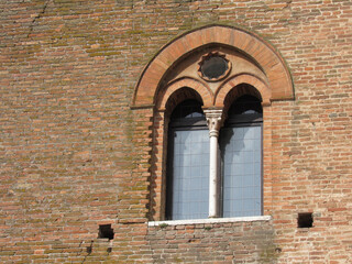 Window castle of san giorgio in Mantua