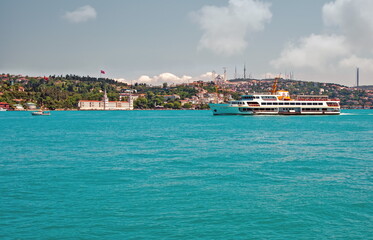 turquoise colors of bosphorus