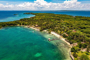 Islas del Rosario in Colombian Caribbean from above | Luftbilder Islas del Rosario in Kolumbien | Karibik aus der Luft