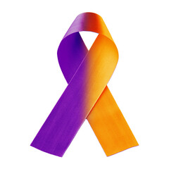 purple and orange ribbon