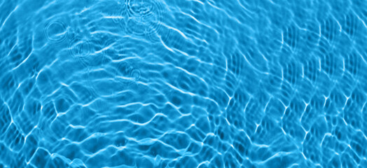 Texture of clean water with ripples. Banner for design