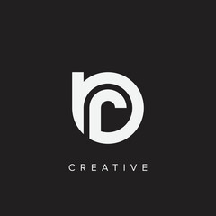 Letter BR RB logo and icon design template - obrazy, fototapety, plakaty