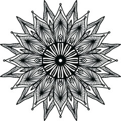 luxury ornamental mandala design background, mandala design, Mandala pattern Coloring book Art wallpaper design, tile pattern
