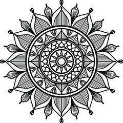 luxury ornamental mandala design background, mandala design, Mandala pattern Coloring book Art wallpaper design, tile pattern