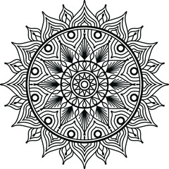 luxury ornamental mandala design background, mandala design, Mandala pattern Coloring book Art wallpaper design, tile pattern