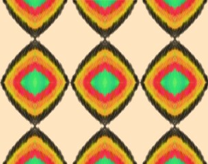 ikat art pattern Abstract of local indigenous textiles