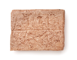 Tasty sesame halva isolated on white background