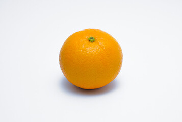 Orange Fruit Isolated on White Background