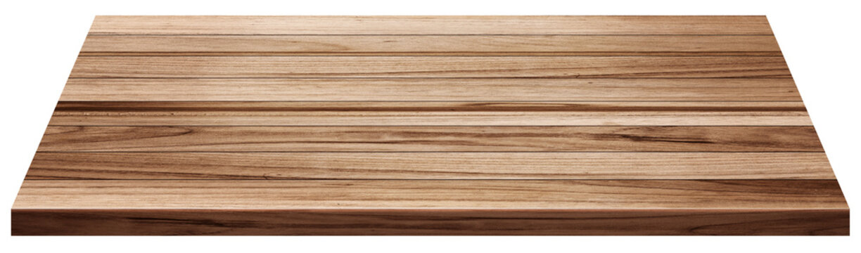 Empty wood table. Can used for display or montage your products. Wood plank in perspective. 