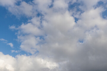 Blue sky with clouds