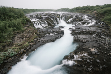 Bruarfoss waterfall, Iceland