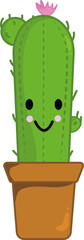 cute cactus in a pot