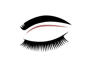 simple and natural eyebrow model.