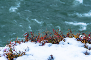 im Norden von Island gibt es den beeindruckenden Wasserfall mit dem schönen Namen Goðafoss Godafoss