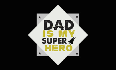 Dad T-shirt Design Vector Template