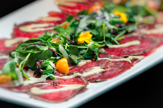 Beef carpaccio