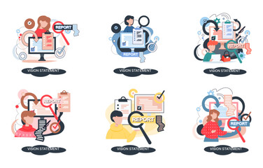 Vision statement, description of main business idea, business format, advantage over competitors. Company mission, intelligence, planning, sales management data, biz research, strategic development