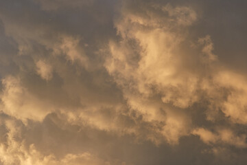 Clouds Creating Beautiful Abstract Weather Cloudscape