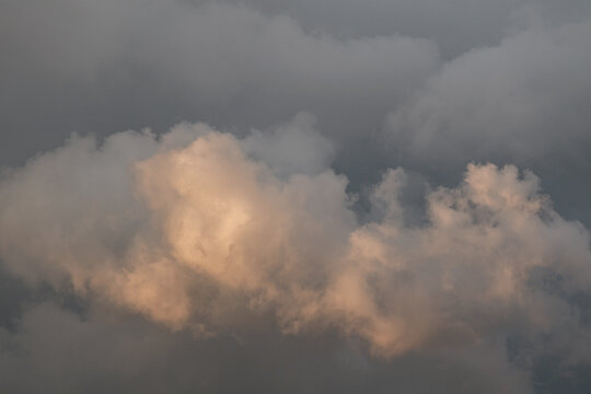 Clouds Creating Beautiful Abstract Weather Cloudscape