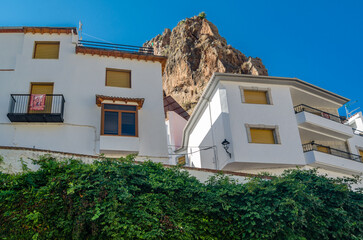 Architecture in the village of Cambil, Spain