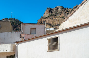 Architecture in the village of Cambil, Spain