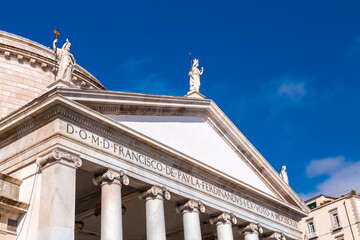 Piazza del Plabiscito, Naples, Italy
