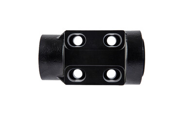 Truck cab mounting bracket, insulated on white background