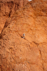 astronaut exploring mars, concept