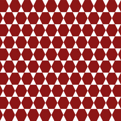 Contrasting geometric seamless pattern with triangular triangles, dark red maroon design