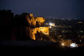 Jesailmer fortress from the castle and town view - 529722877